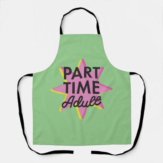 非常勤の成人 エプロン (正面)