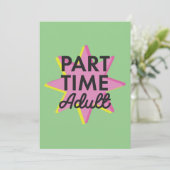 非常勤の成人 案内状 (スタンド正面)