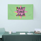 非常勤の成人 横断幕 (トレードショー)