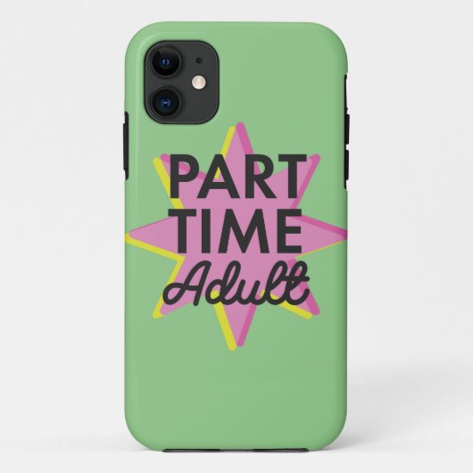 非常勤の成人 Case-Mate iPhoneケース (裏面)