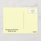 非常口ノア ポストカード (裏面)