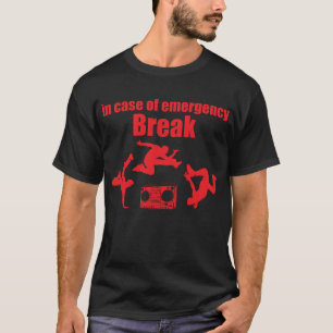 非常時には壊れ目の… 80年代のブレイクダンス Tシャツ