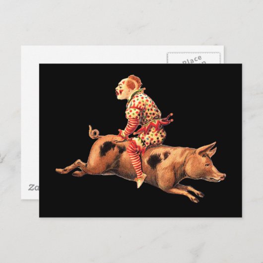 非常用ピエロはがき ポストカード (正面/裏面)