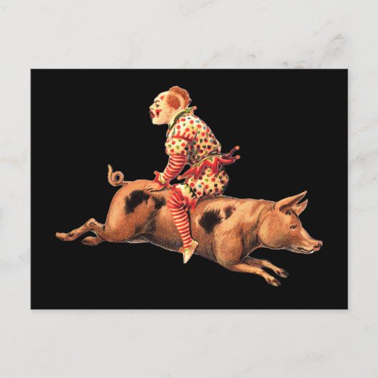 非常用ピエロはがき ポストカード (正面)