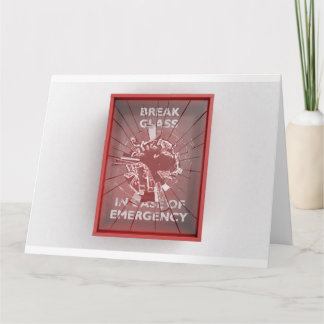 非常用レッドボックスの場合のブレーク カード