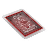 非常用レッドボックスの場合のブレーク マグネット (右側)