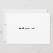 非常空白のに美しい園写真の招待 招待状 (裏面)