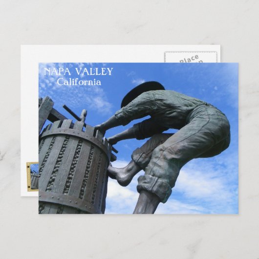 非常素晴らしにナパバレーはがき! ポストカード (正面/裏面)