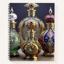 非常華美バロックスタイル香水ボトル ノートブック