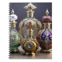非常華美バロックスタイル香水ボトル ノートブック