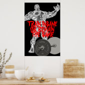 非常識やる気を起こさせるな重量挙げポスター ポスター (キッチン)