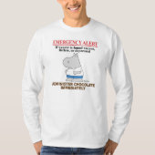 非常警報チョコレートbyボイントン トライブレンドＴシャツ (正面)