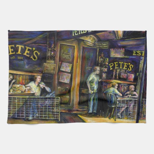 非幽霊のよく出る晶質な影で キッチンタオル (横)