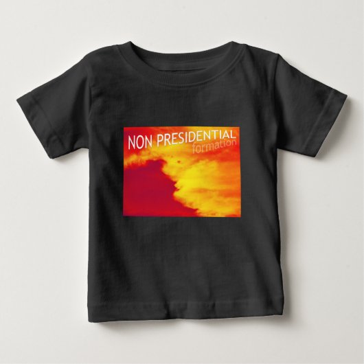 非形大統領の成 ベビーTシャツ (正面)