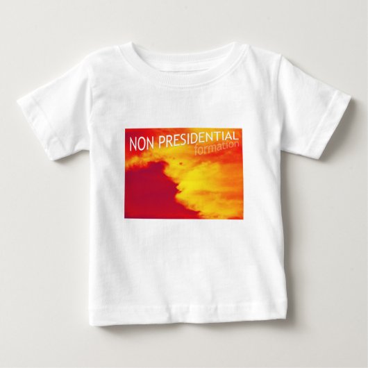 非形大統領の成 ベビーTシャツ (正面)