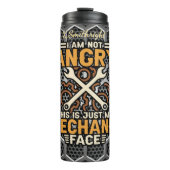 非怒整備士顔 タンブラー (正面)