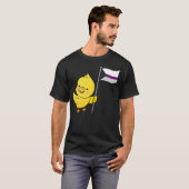 非性愛情的アヒル非性女性は犬の頭を持つことができない Tシャツ (正面フル)