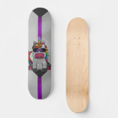 非性的プライド国旗グリッターレインボーユニコーンLGBT スケートボード (正面)