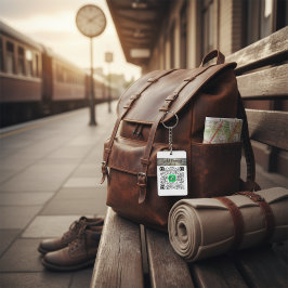 非接触取引簡単- QRコード キーホルダー