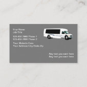 非救急医療輸送事業用カード 名刺 (裏面)