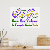 非暴力を増やす ポスター (キッチン)
