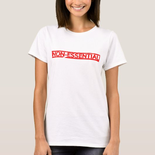 非本質的スタンプ Tシャツ (正面)