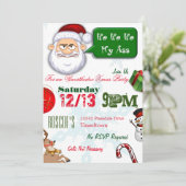 非正統的なクリスマスパーティの招待状 招待状 (スタンド正面)