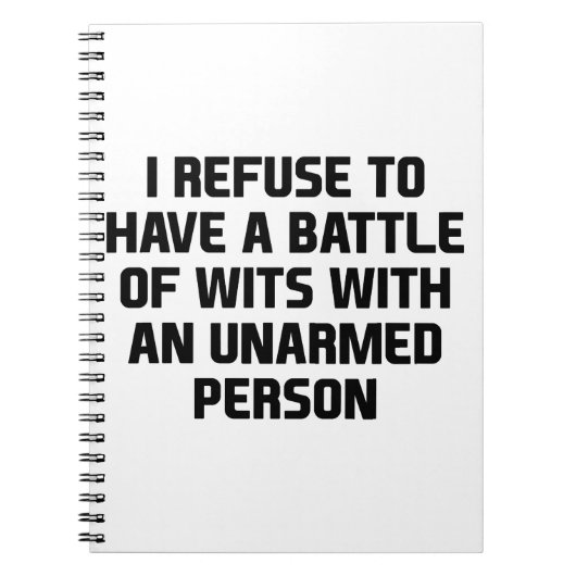 非武装人 ノートブック (正面)