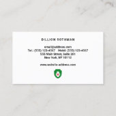 非毒性ベッド防虫剤 名刺 (裏面)