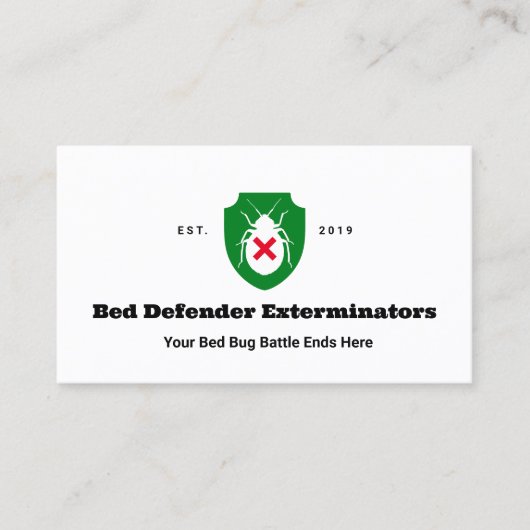 非毒性ベッド防虫剤 名刺 (正面)