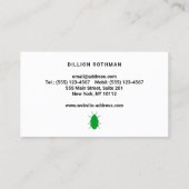 非毒性有害生物防除剤 名刺 (裏面)