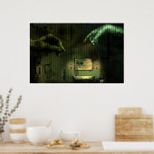 非現実の表示 ポスター (キッチン)