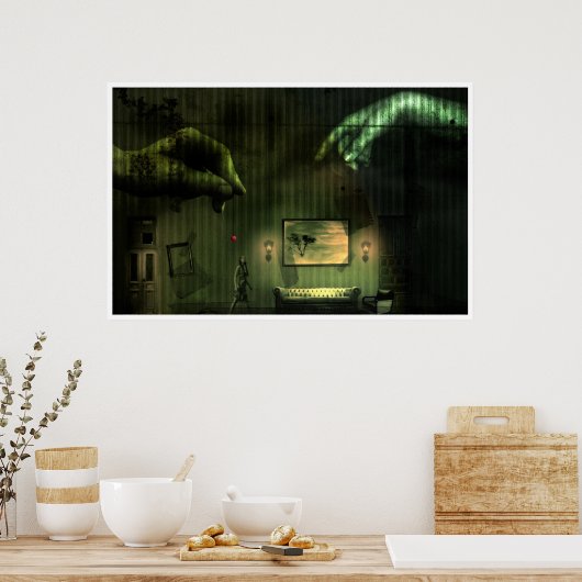 非現実の表示 ポスター (キッチン)