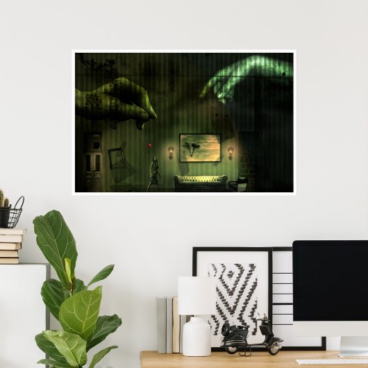 非現実の表示 ポスター (ホームオフィス)