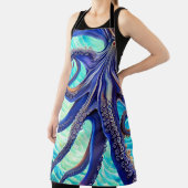 非現実タコ青海波印象主義 エプロン (インサイチュ)