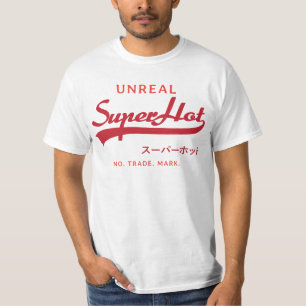 非現実的すごいなパロディ、赤とオレンジ Tシャツ