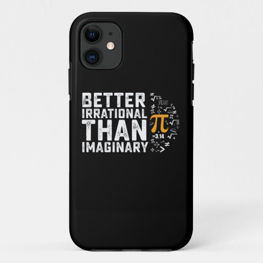非現実的でいいじゃない 円周率の日 数学 Case-Mate iPhoneケース (裏面)