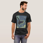 非現実的な印象派の猫印象派 Tシャツ (正面フル)