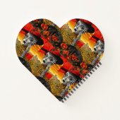 「非現実的な幻想:模様の魔女 – ノートブック (裏面)