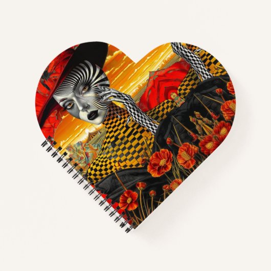 「非現実的な幻想:模様の魔女 – ノートブック (正面)