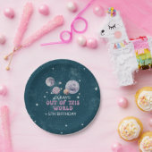 非現実的な惑星の誕生日おめでとう ペーパープレート (パーティー)