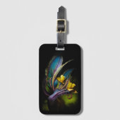 非現実的な花 ラゲッジタグ (正面縦)