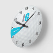 非理性的な男の電力時間時計 ラウンド壁時計 (傾斜)