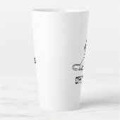 非番の怠惰な猫 – かわいいおもしろいと退屈な猫2-T カフェラテマグ (正面)