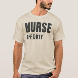 非番の看護師 | モダンな看護のデザイン Tシャツ