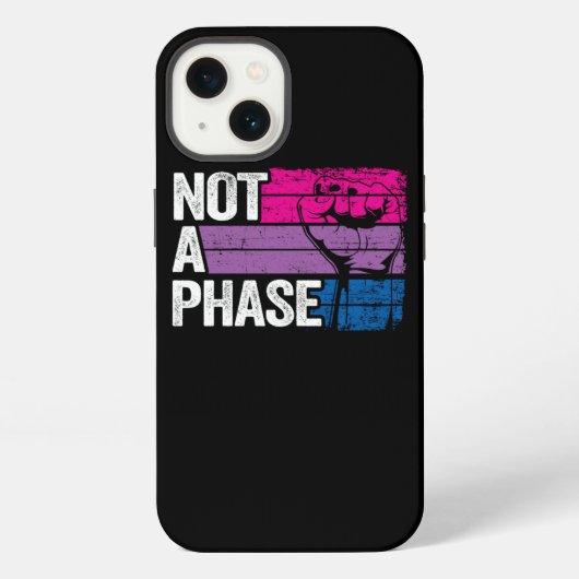 非相性バイおもしろいプライド iPhoneケース (裏面)
