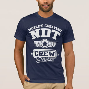 非破壊的なテスト (NDT)乗組員 Tシャツ