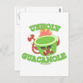 非神聖なグアカモール ポストカード (正面/裏面)