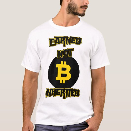 非継承™ Crypto Grit Bitcoin Edition Tシャツ (正面)