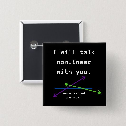 非線形 缶バッジ (正面&裏面)